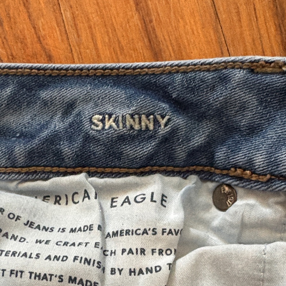 American Eagle Outfitters Blue Skinny Jeans - Picture 3 of 6
